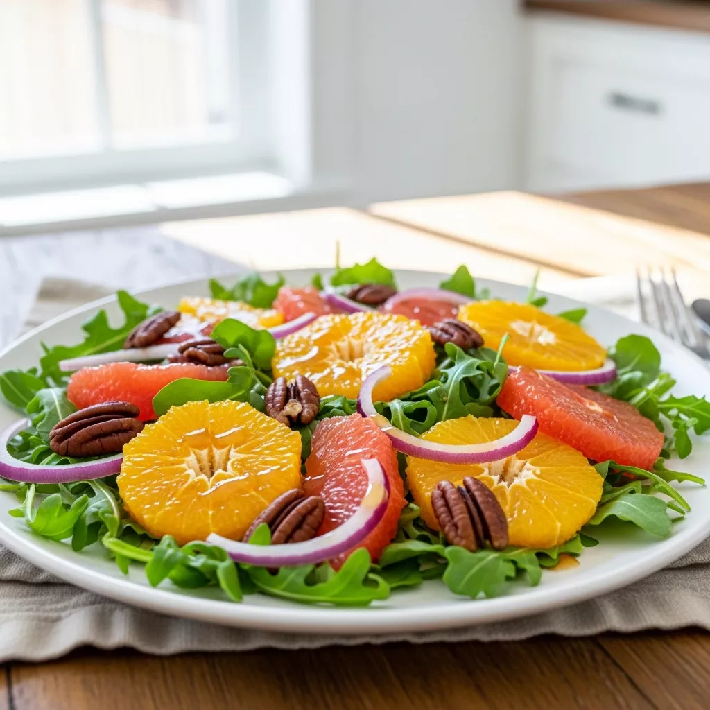 Delicious Winter Citrus Salad with Maple-Dijon Vinaigrette