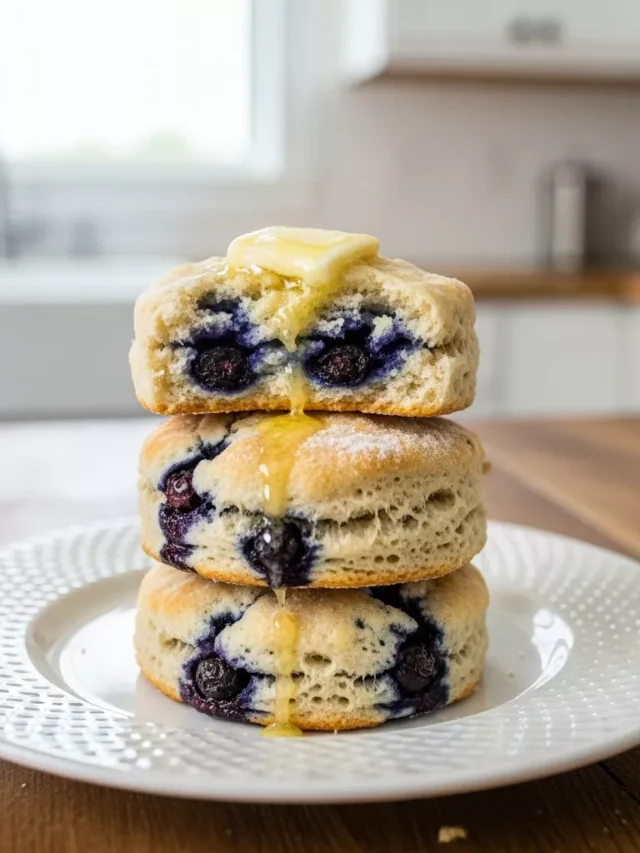 Cozy Blueberry Buttermilk Biscuits Recipe (Web Story)