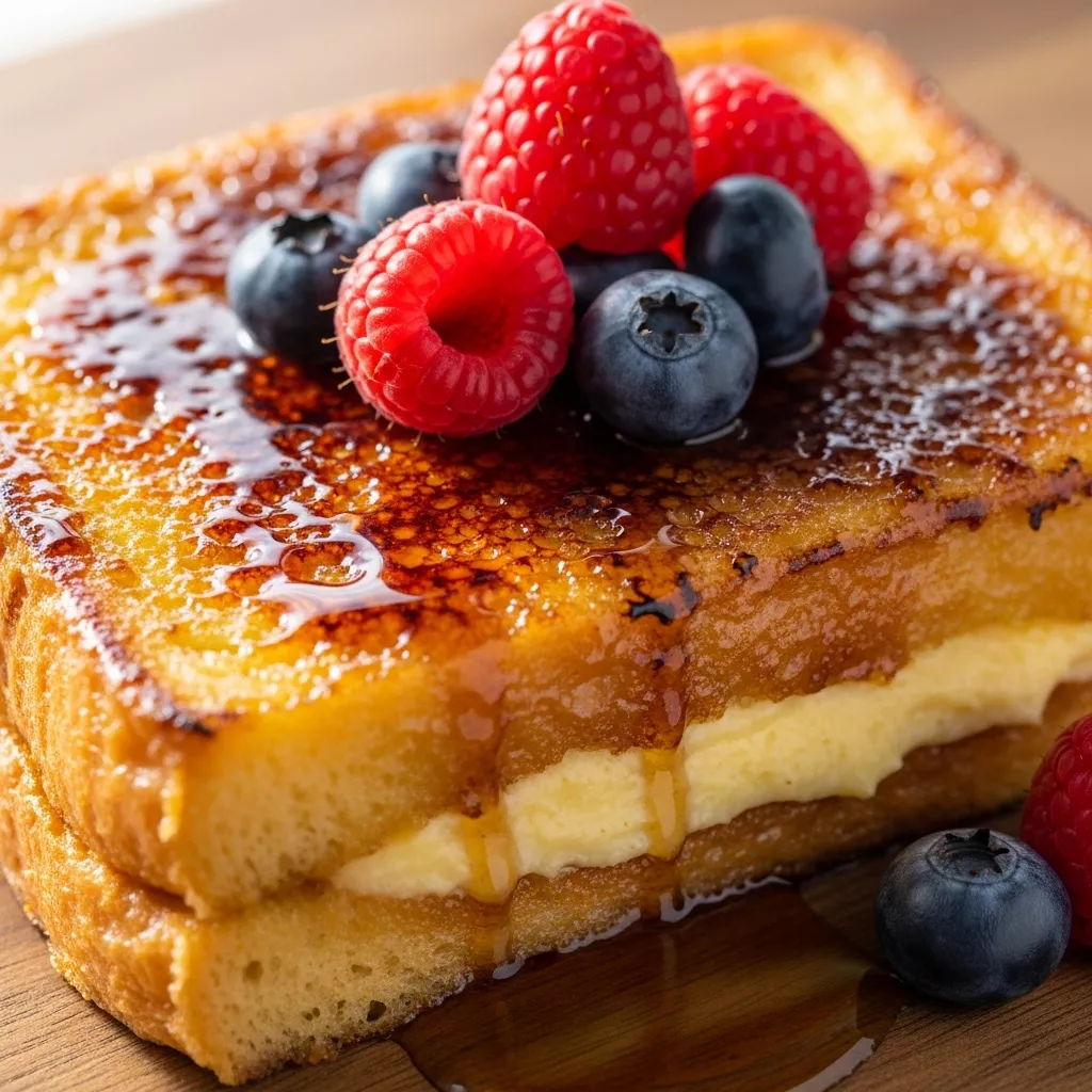 Delicious Crème Brûlée French Toast