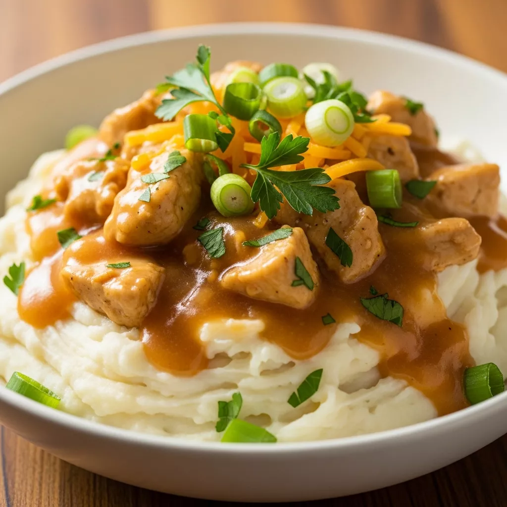 Comforting Chicken Mashed Potato Bowls