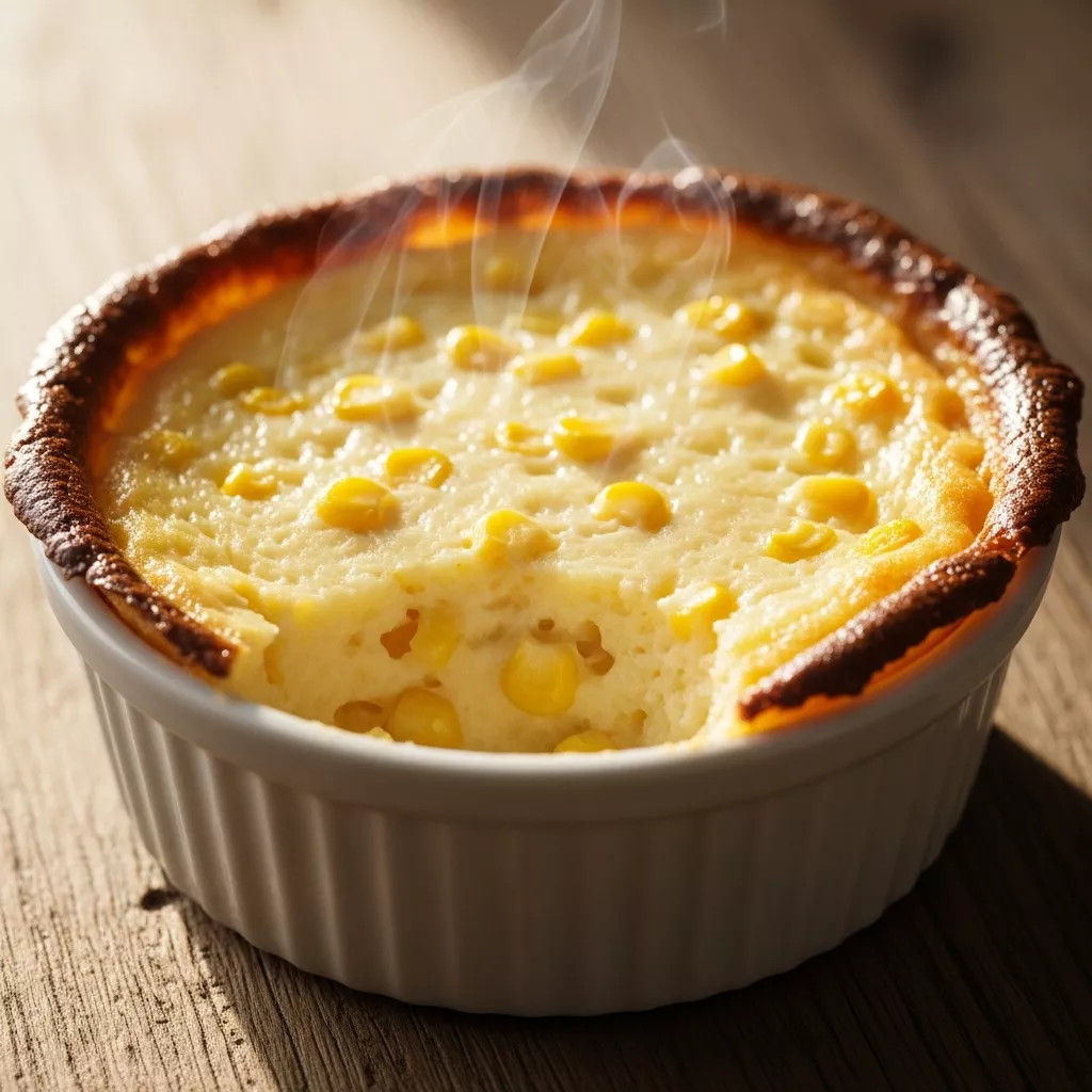 Creamy Ruth's Chris Corn Pudding with Golden Crust