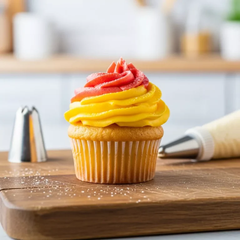 mango strawberry cupcakes Mango Strawberry Cupcake