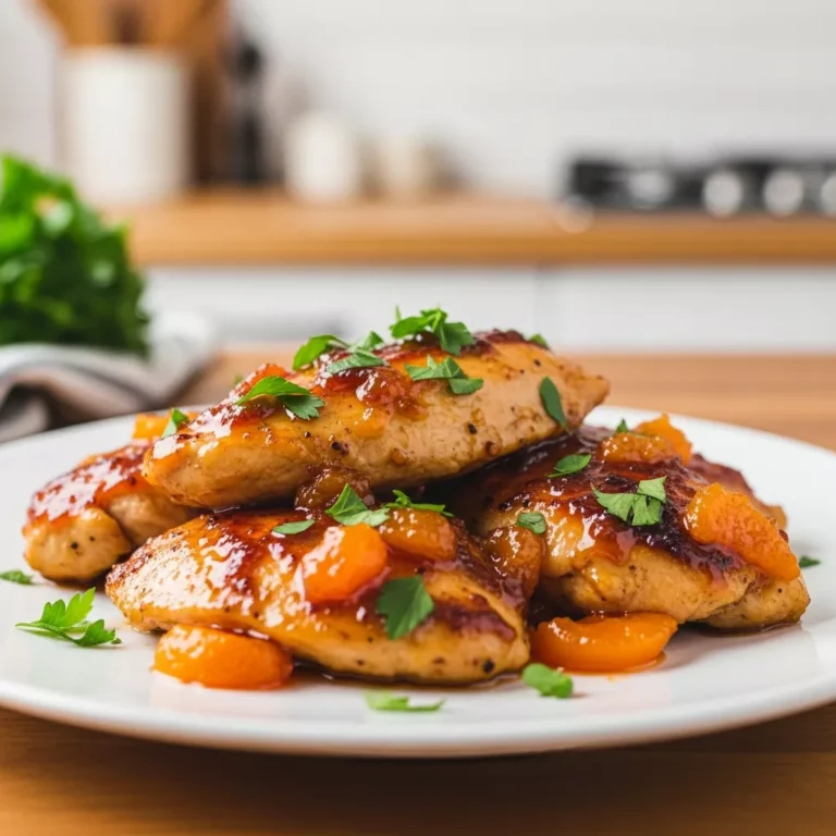 chicken diablo recipe Appetizing Chicken Diablo, glazed and garnished with parsley