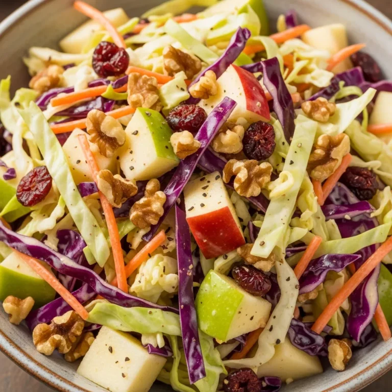 Recipe Card for Fall Apple Coleslaw: Easy Instructions and Ingredients