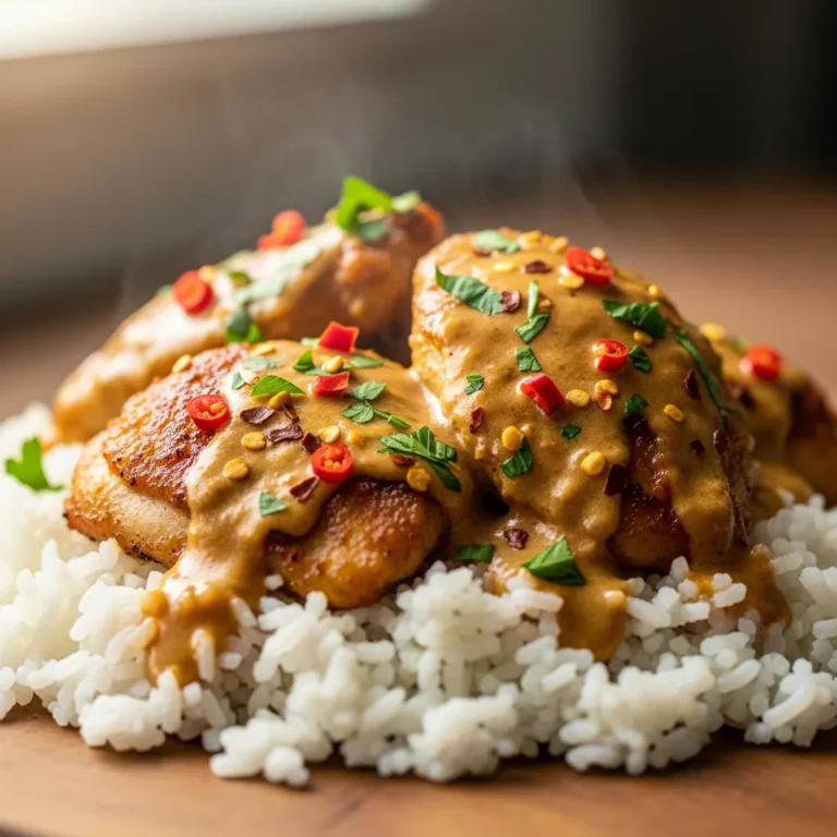 Recipe card for Creamy Cowboy Butter Chicken