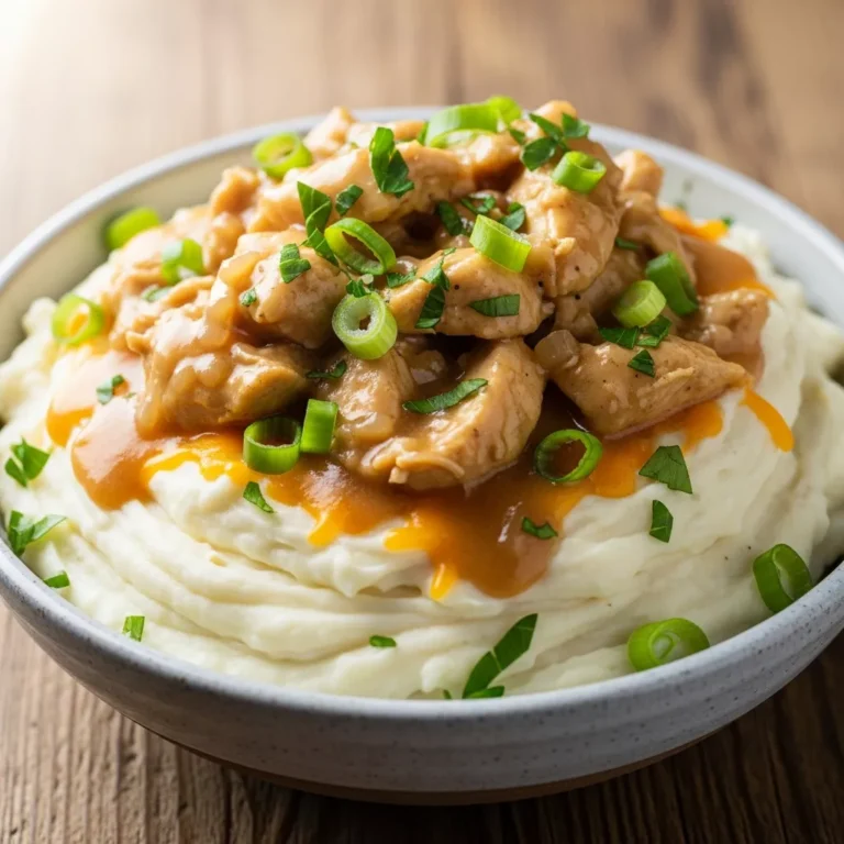 Recipe Card for Chicken Mashed Potato Bowls