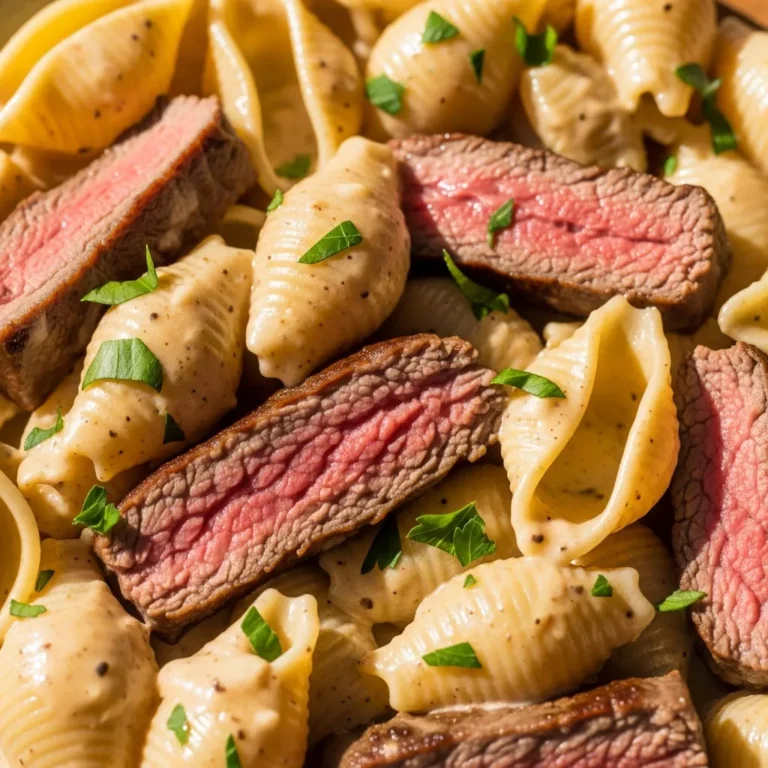 Recipe card for Smoky Paprika Steak Shells, a quick and easy weeknight meal