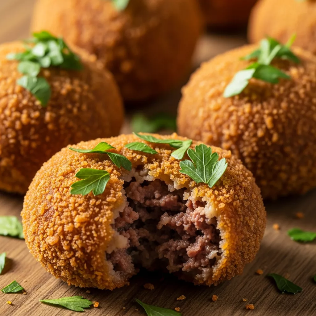 Spicy Garlic Beef Croquettes: Crispy Flavor Bombs