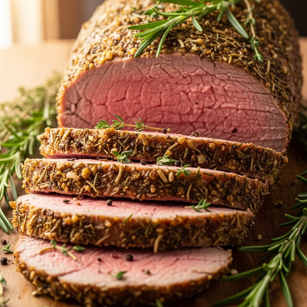 Million Dollar Tenderloin: Million Dollar Beef Tenderloin Roast with herb crust