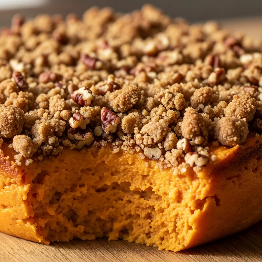 Sweet Potato Casserole Copycat: Creamy Copycat Sweet Potato Casserole close-up