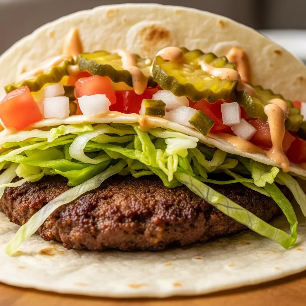 Sizzling Smash Burger Tacos