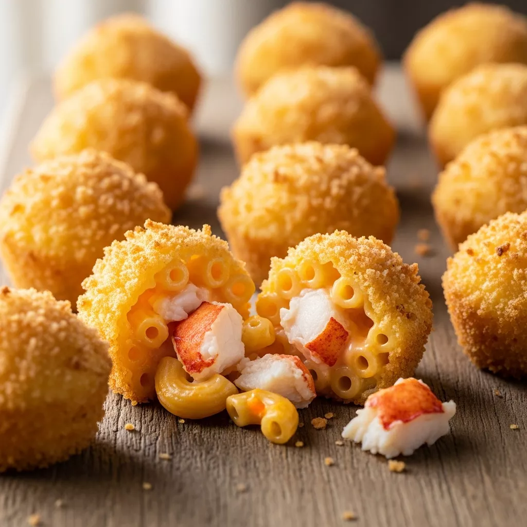 Ultimate Lobster Mac and Cheese Bites