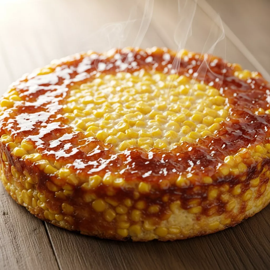 Sweet and Savory Honey Glazed Corn Casserole