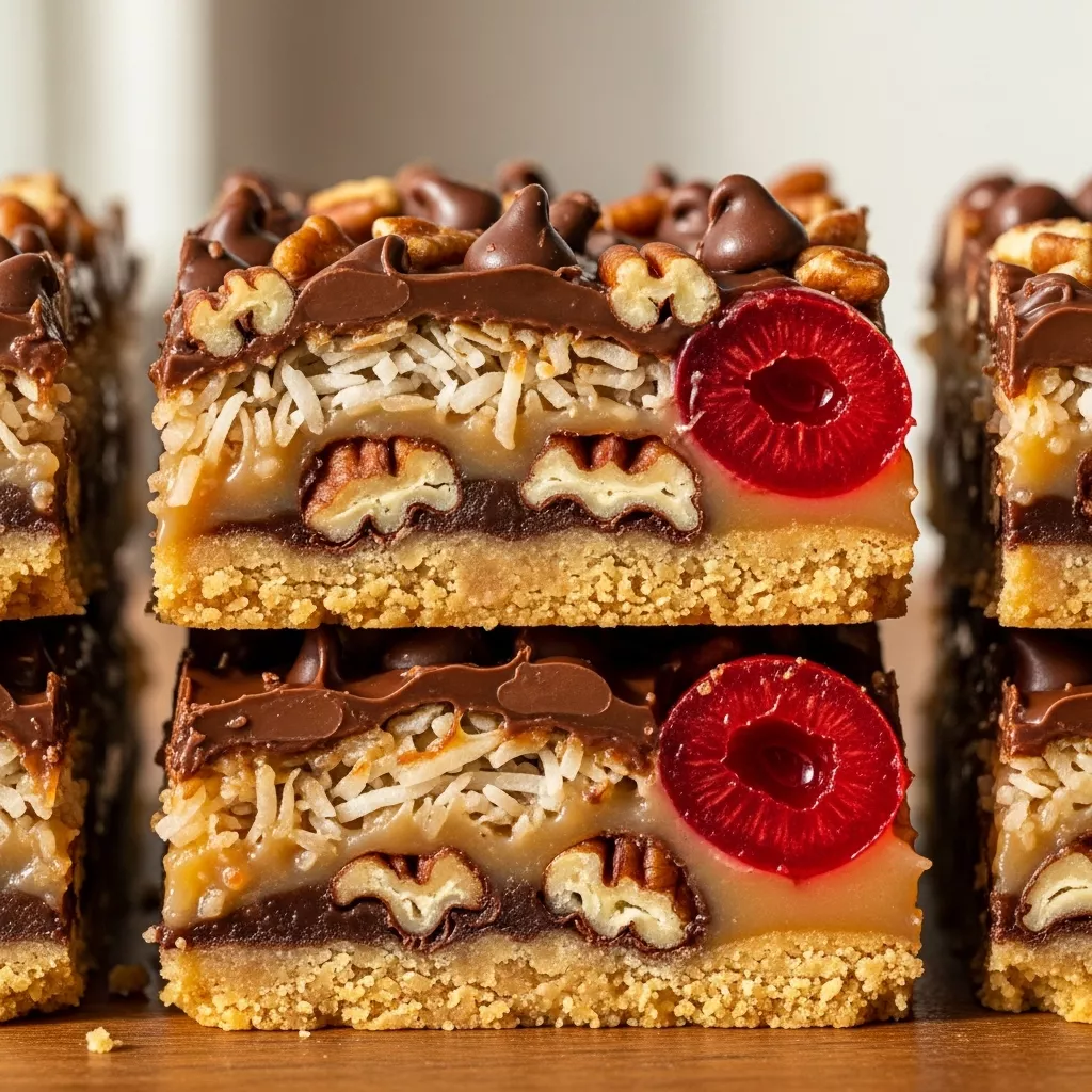 Delicious Chocolate Cherry Magic Bars
