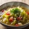 Comforting Garlicky Cabbage Detox Soup