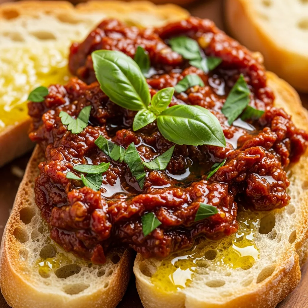 Sun-dried Tomato Dip: Flavor-Packed Sun-Dried Tomato Olive Oil Bread Dip