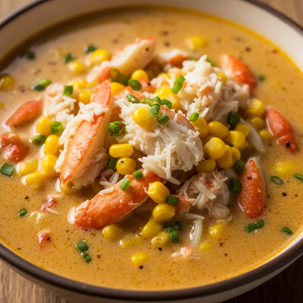 Cozy Crab and Corn Chowder