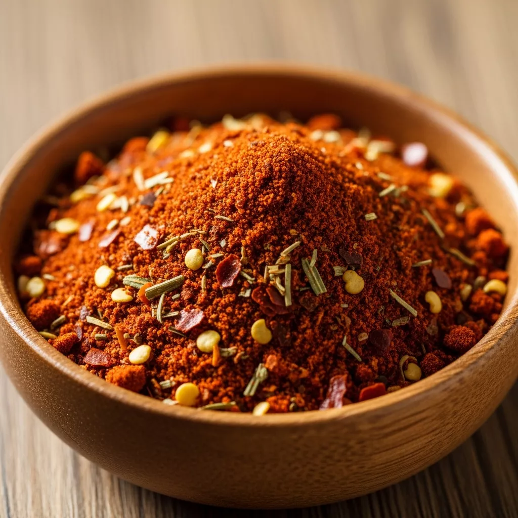 Fiery Homemade Slap Ya Mama Seasoning close-up