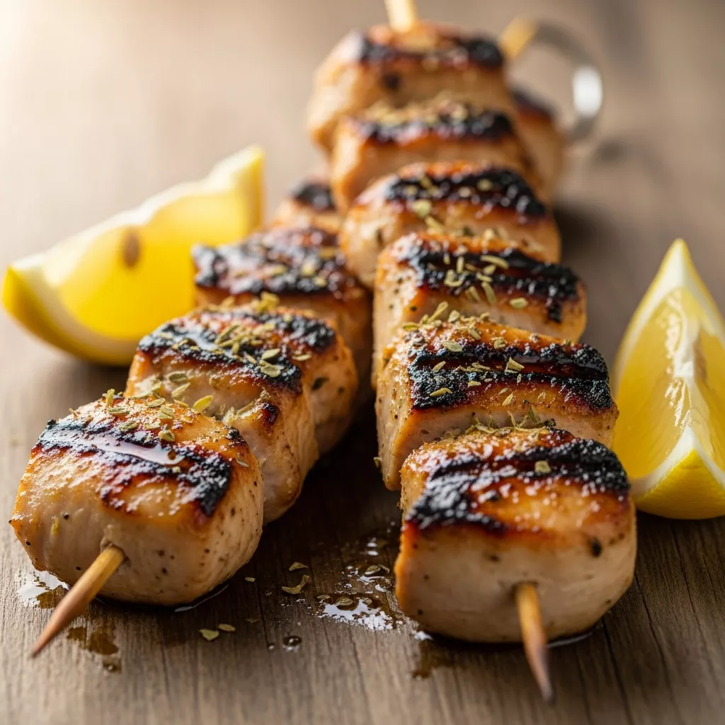 Greek Chicken Souvlaki Marinade: Authentic Greek Chicken Souvlaki