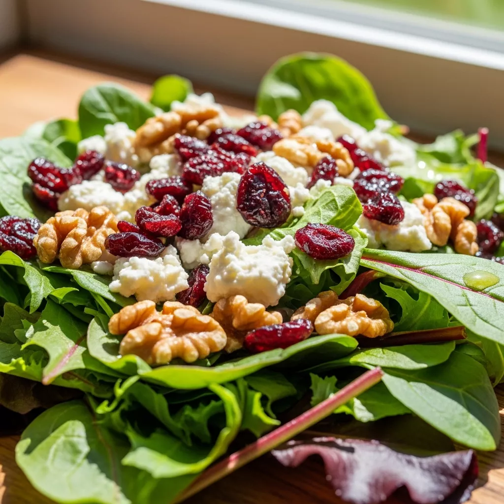 Cape Cod Salad Recipe: Refreshing Cape Cod Salad with Cranberries and Goat Cheese