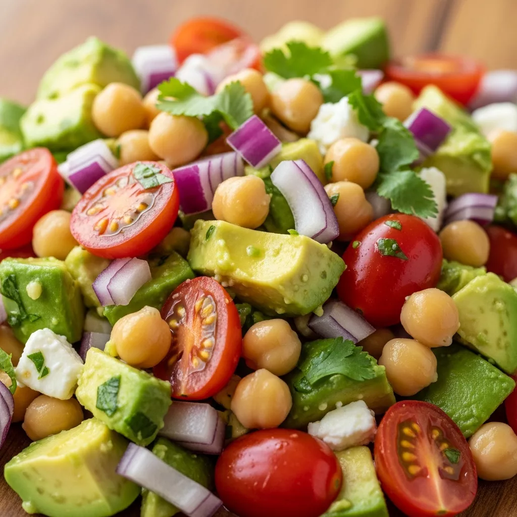 Refreshing Chickpea Avocado Salad