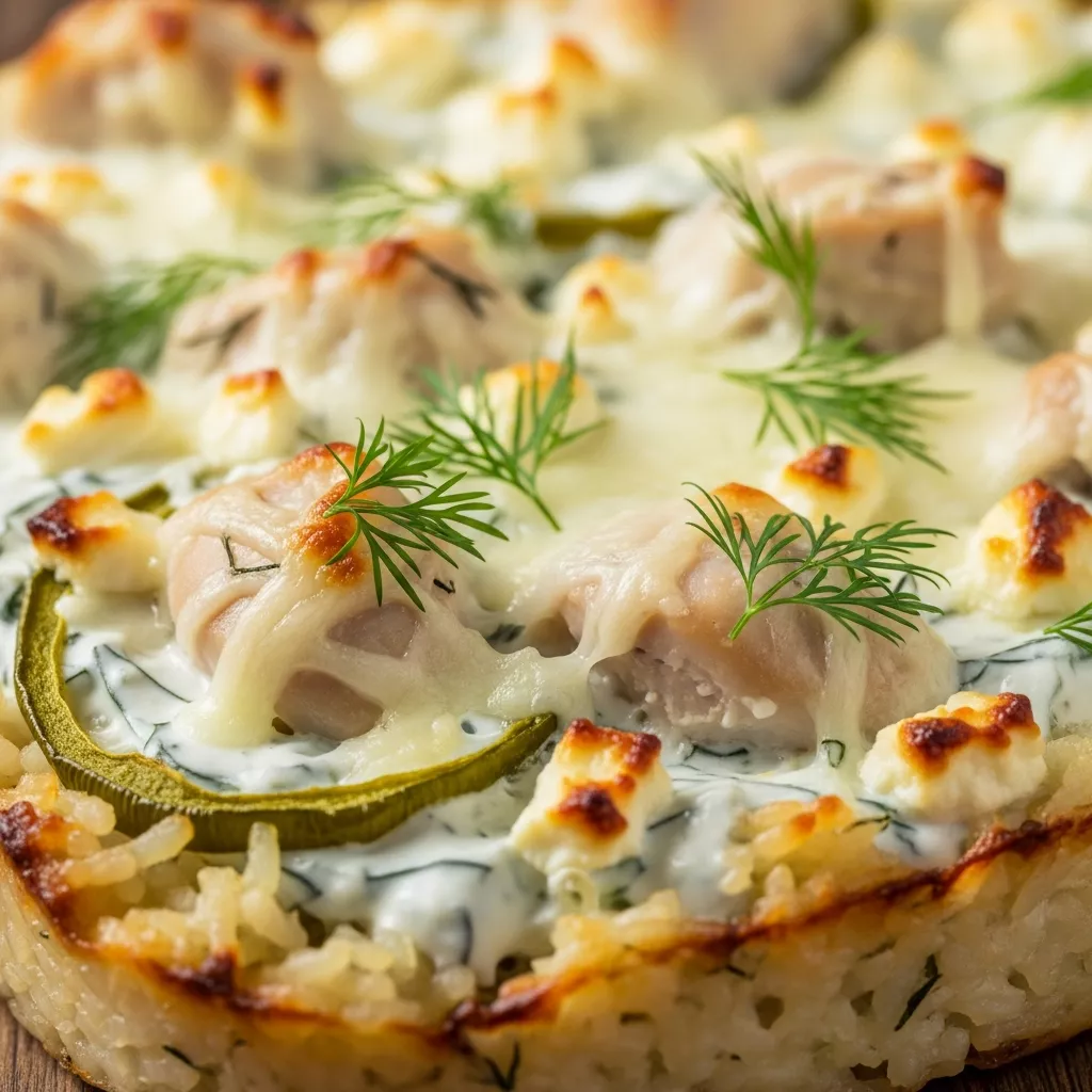 Effortless Chicken Tzatziki Casserole: A Mediterranean Delight