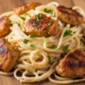 Spicy Cajun Chicken Garlic Parmesan Linguine