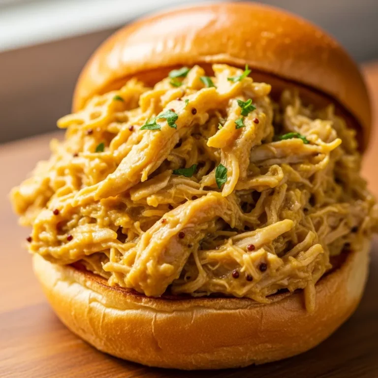 Recipe Card for Slow Cooker Creamy Mustard Chicken