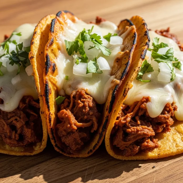 Recipe Card for Easy Slow Cooker Birria Tacos