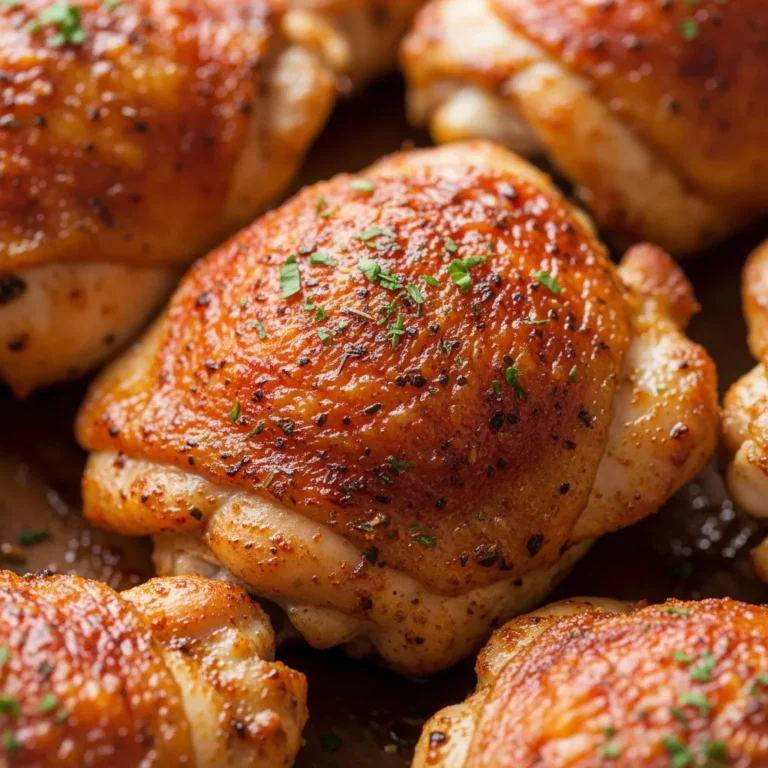Easy Amish Chicken Thighs Recipe Card