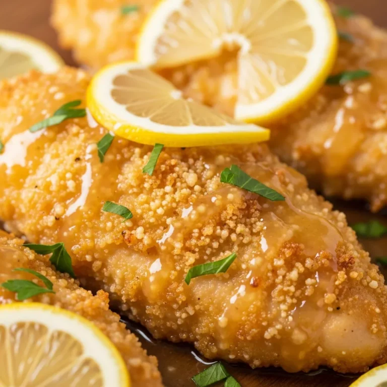 Recipe card for Creamy Lemon Chicken Romano