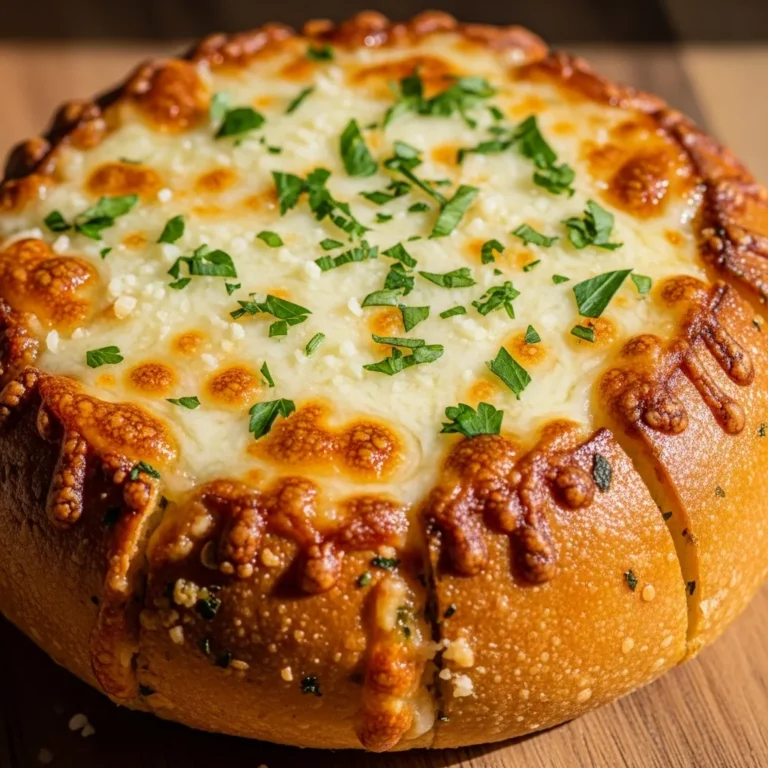 Recipe card for Quick & Easy Cheesy Bread Delight. Perfect for anyone who loves easy cheesy bread recipe!