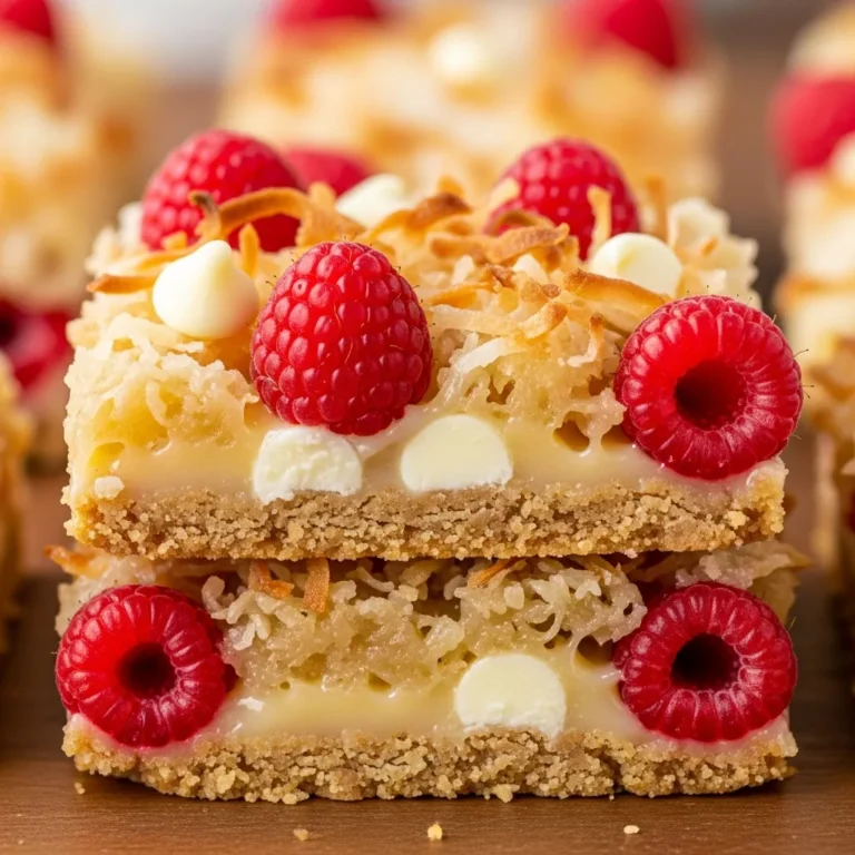 Recipe for Raspberry Coconut Magic Bars