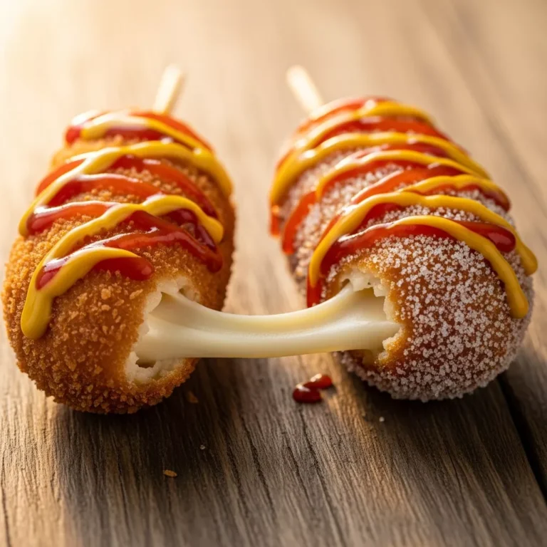 Korean Corn Dog Recipe Card