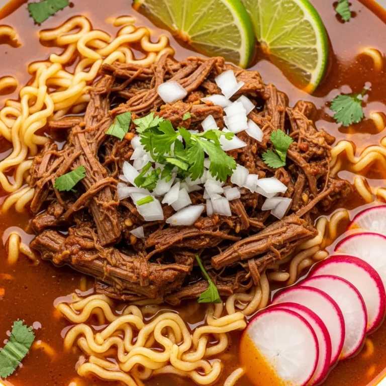 Easy Birria Ramen Recipe Card