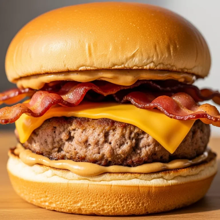 Peanut Butter Turkey Bacon Turkey Burger Recipe Card Perfect for anyone who loves peanut butter turkey bacon burger!