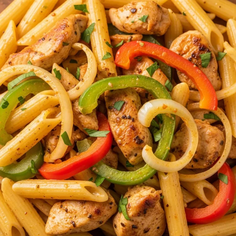 Creamy Cajun Chicken Pasta Recipe Card
