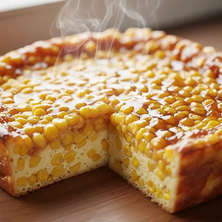 Honey Glazed Corn Casserole Recipe Card