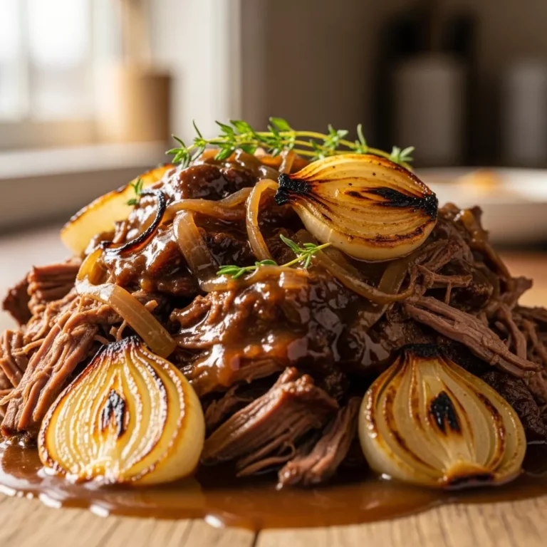 Recipe card for French Onion Pot Roast