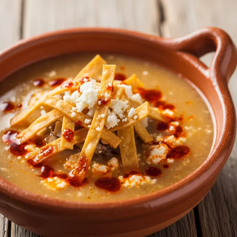 Mexican Garlic Soup (Caldo de Ajo) Recipe Card
