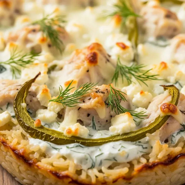 Chicken Tzatziki Casserole Recipe Card