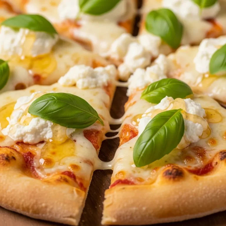 Sweet & Spicy Hot Honey Ricotta Pizza Recipe