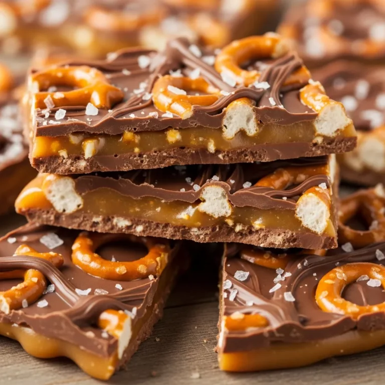 Easy Salted Caramel Pretzel Bark Recipe