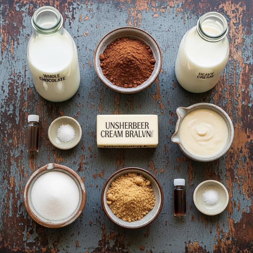 Ingredients for Enchanted Butterbeer Hot Chocolate: A Mug of Pure Magic