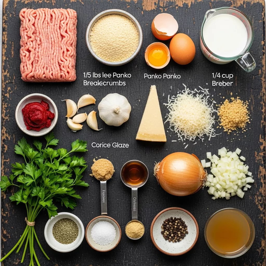 Ingredients for The Ultimate Garlic Parmesan Chicken Loaf: A Juicy Weeknight Winner