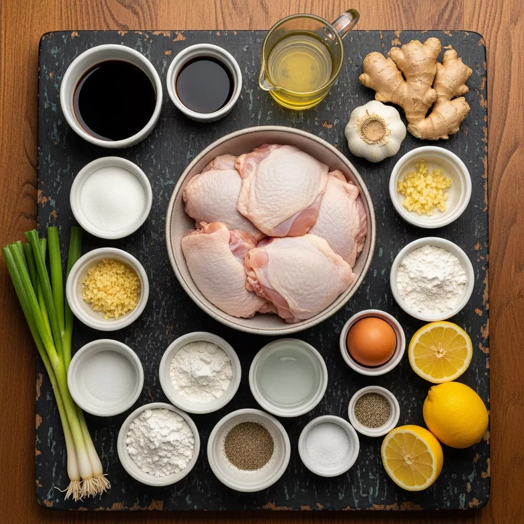 Ingredients for Aloha Crispy Mochiko Chicken: Your New Favorite Fried Chicken