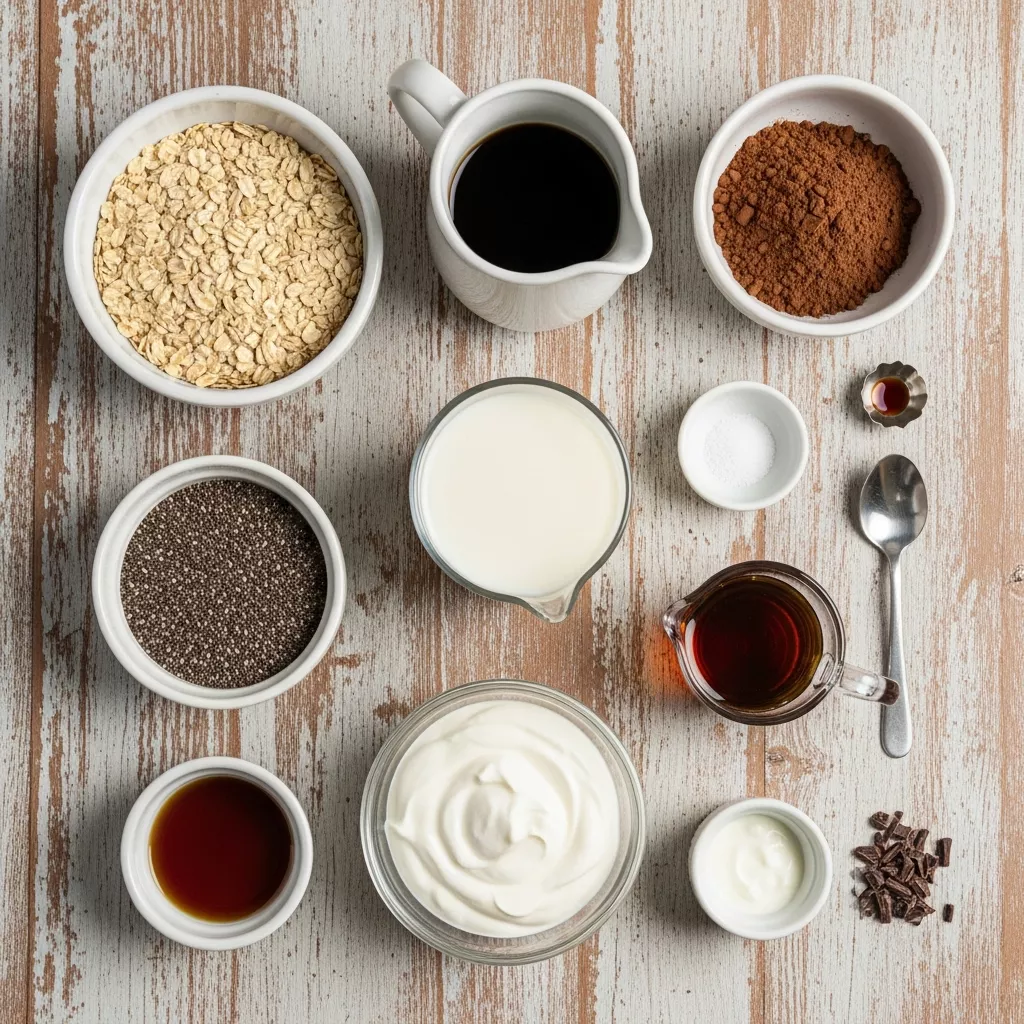 Ingredients for Velvet Tiramisu Protein Oats: Your Dream Breakfast Prep
