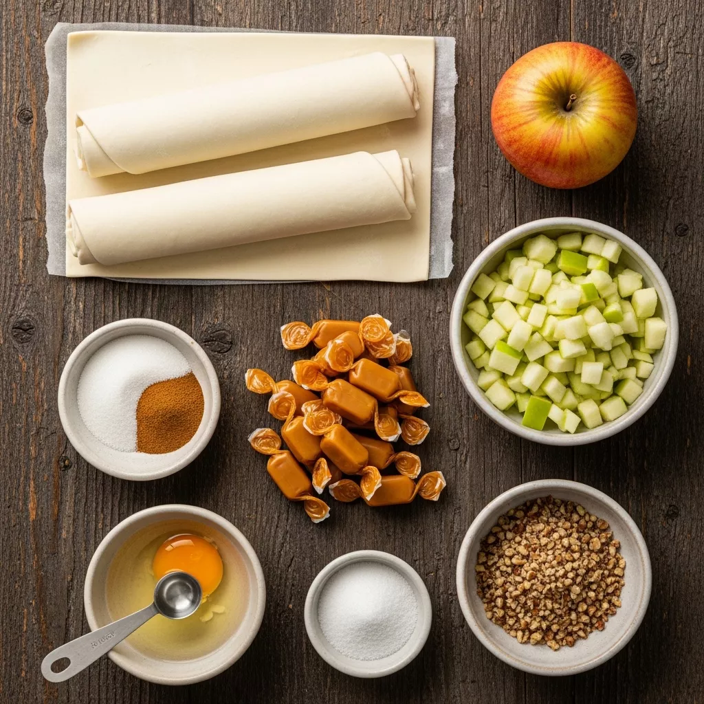 Ingredients for Golden Apple Caramel Bombs: Your New Fall Obsession