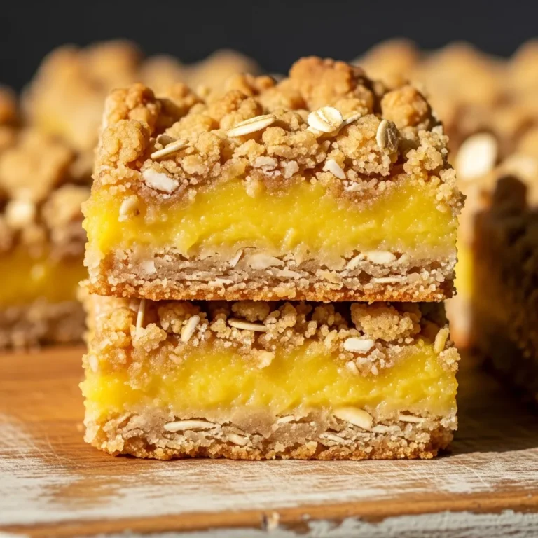 Several Sunshine Burst Lemon Oatmeal Crumble Bars arranged on a rustic plate, garnished with lemon zest, ready to serve.
